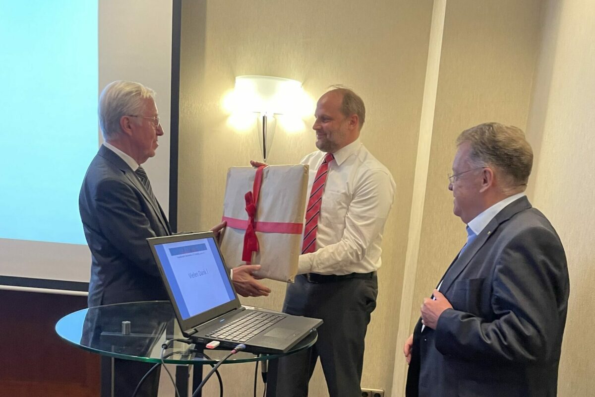 Dank an und Verabschiedung von Vorstandsvorsitzenden Volker Schmidt 16-09-2021